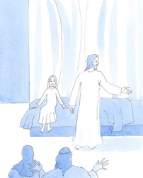 Indem wir uns um Menschen kümmern, die Nahrung und Trank brauchen, zeigen wir die Liebe in unseren Herzen - wie Jesus es tat, als er ein kleines Mädchen heilte