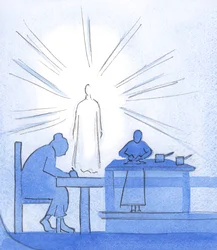 Christus versicherte mir, dass er liebevoll zusieht, während ich meine einfachen Pflichten erfülle (wie Weihnachtskarten schreiben oder eine Mahlzeit kochen) aus Liebe zu Gott und 