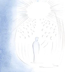 Christus kam in Herrlichkeit zu meiner Seele, mit den lieben Heiligen, die in seiner Gegenwart leben