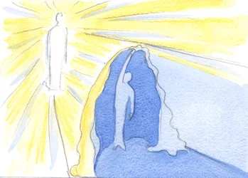 Christi Liebe zu jedem von uns ist unendlich und zärtlich. Dinge gehen im spirituellen Leben schief, wenn Menschen beginnen, sich vor Christus durch Sünde oder Verzweiflung zu verstecken, 2003