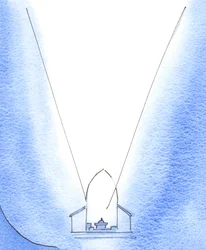 Die Liebe Christi zum Vater, in ihrer feurigen Freude, erhebt sich vom Altar in unserer Kirche zu den unendlichen Höhen des Himmels