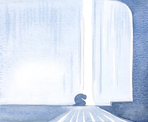 Das Gebet Christi und meines sind eins, in der Stille nach dem Empfang der heiligen Kommunion. Mein Schutzengel steht neben mir Wache