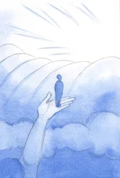 Gott ruft uns manchmal zum Gebet, und wir werden von Christus über die Wolke irdischen Denkens erhoben und nahe der 