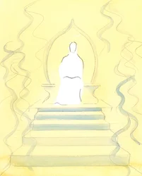 Gott der Vater wohnt im Himmel inmitten des Feuers der Herrlichkeit, das Er ist; und es ist vor Seinem Thron, dass Seelen zum Gericht gebracht werden