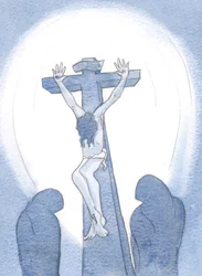 Ich sah, dass Christus seine Schmerzen für uns freudig trug