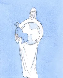 Es ist Christus, der - mit dem Vater und dem Heiligen Geist - mich im Dasein hält, wie er die ganze Welt im Dasein hält