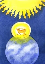 Jesus Christus ist Gott-gewordener-Mensch; doch er kam nicht in Macht auf die Erde, sondern als hilfloses Baby