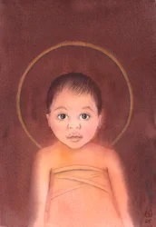 Jesus Christus ist wahrer Gott, der unsere menschliche Natur annahm, mit der Demut und Güte, als bloßes Kind unter uns zu kommen