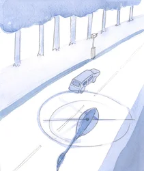 Genauso wie ein Fahrer auf einer Hauptstraße heutzutage nicht unbemerkt bleiben und fotografiert werden kann.