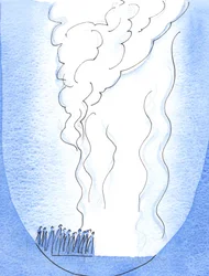 So wie das Volk Gottes zur Zeit des Mose von einer Feuersäule geführt wurde, kann ein wahrer Kontemplativer heute innerlich geführt werden, als ob von einem starken, süßen Feuer