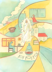 Jemand, der Christus im Zentrum seines Lebens hält, hat ihn als einigenden Faktor unter den vielen Personen und Ereignissen seines gesamten Lebens