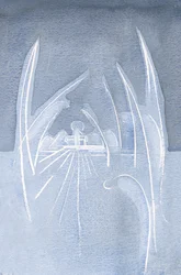 Die Engel verneigen sich bei Christi Opfer, um ihn versammelt. Andere verneigen sich in tiefer Ehrfurcht, überall in der Kirche