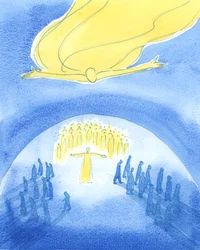 Der Vater streckt sich die ganze Zeit durch Jesus aus, um Menschen auf der ganzen Welt zu sammeln und ihnen das Heil zu bringen