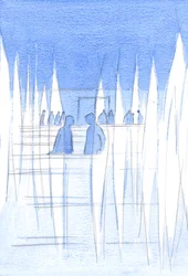 Die heiligen Engel beschützen die Kirche immerzu; sie alle sind ehrfürchtig inmitten jener, die sie achtlos durch lautes Geschwätz stören, 2002