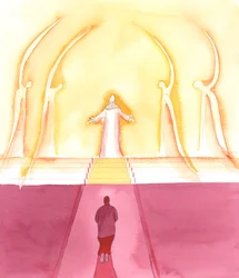 Die heiligen Engel in der Kirche sagten mir: 