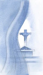 Der Heilige Geist durchdringt den Schleier bei der Heiligen Messe und offenbart uns das Geheimnis von Christi Leiden.