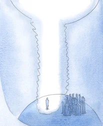 Die Seele, die sich von eitlen Wünschen befreit, schafft Raum auf Erden für Christus, und Himmel und Erde sind vereint