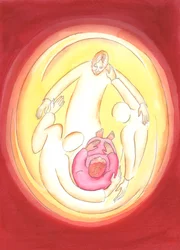 Durch die völlige Vereinigung in Liebe mit der Heiligen Dreifaltigkeit, durch das Tun des Willens Gottes und das Lieben aller, die er liebt
