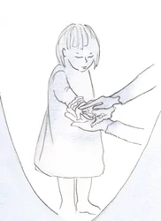 Wenn Gott unsere Sünden vergibt, ist er so zärtlich wie eine Mutter, die zu ihrem geliebten Kind kommt und sagt: "Mach dir keine Sorgen, ich werde diese Flecken bald von deinen Händen waschen"