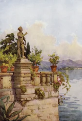 Terrasse, Isola Bella, Lago Maggiore
