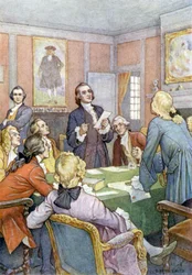 Wir schienen nun sehr weit auseinander und so weit voneinander entfernt in unseren Meinungen, dass jede Hoffnung auf Einigung entmutigt wurde