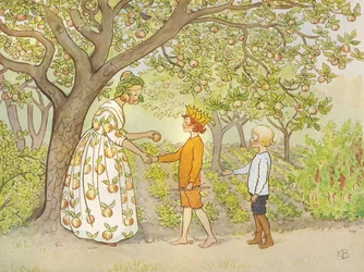 Lasse Liten Im Garten 1923 00