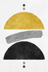 Abstrakte Goldene Formen