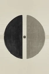 Ausgewogener geometrischer Kreis