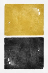 Moderne Blöcke in Gold und Schwarz