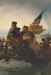 Washington überquert den Delaware River, 25. Dezember 1776