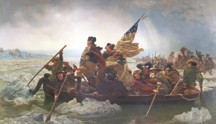 Washington überquert den Delaware; Weihnachten 1776