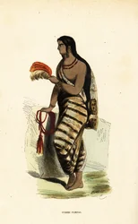 Frau der Pampas-Tiefebenen, Argentinien