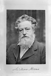 Porträt von William Morris, ca. 1887
