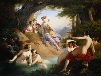 Diana und badende Nymphen, 1846