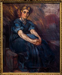 Porträt von Stephanie Van Parys sitzend, um 1905