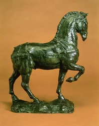 Pferd ohne Sattel, ca. 1915
