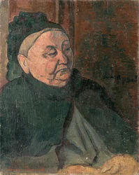 Porträt der Großmutter des Künstlers, 1887