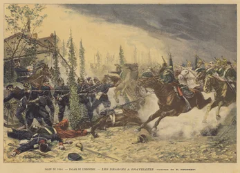 Die Dragoner bei Gravelotte