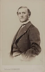 Porträt des Pianisten und Komponisten Jean-Henri Ravina, 1818-1906