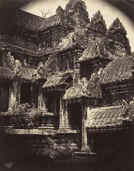 Winkel eines Innenhofs der Großen Pagode, 1866