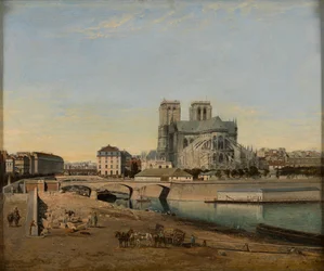 Apsis von Notre-Dame, gesehen vom Quai de la Tournelle