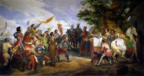 Die Schlacht von Bouvines, 27. Juli 1214, 1827