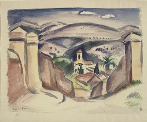 Der Eingang zu Cassis, auch genannt der Kirchturm von Cassis