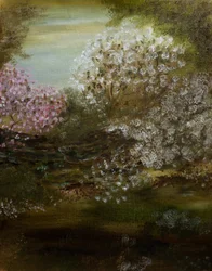 Frühlingsblüten Garten