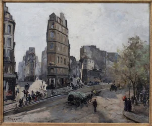 Rue de la Lune, Beauregard und de Clery, Ansichten des Boulevard Saint Denis in Paris