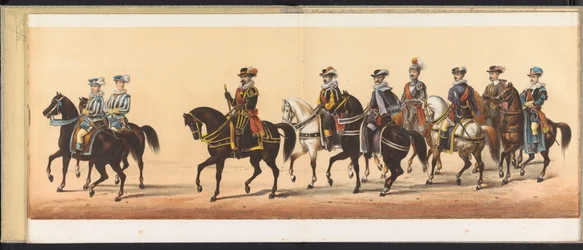 Umzug in Haarlem, 1872 (Platte 6)