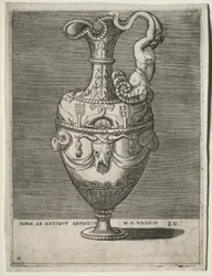 Kanne verziert mit Delfinen, 1543