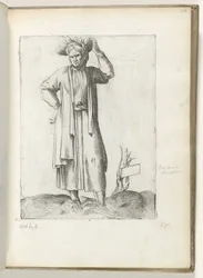 Spanischer Landmann ca. 1550 (Diversarum gentium nostrae aetatis habitus)
