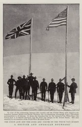 Eine britische und amerikanische Grenze
