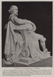 Eine Statue für Shakespeare in Amerika